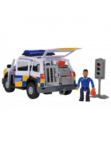 Masina de politie Simba Fireman Sam, Sam Police Car cu figurina
