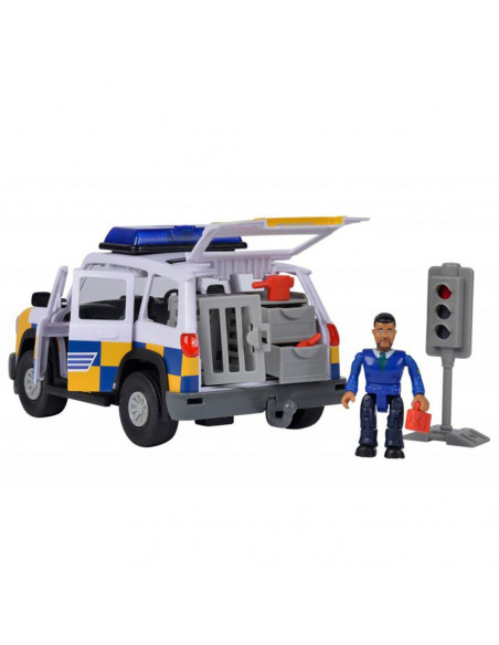 Masina de politie Simba Fireman Sam, Sam Police Car cu figurina