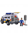 Masina de politie Simba Fireman Sam, Sam Police Car cu figurina