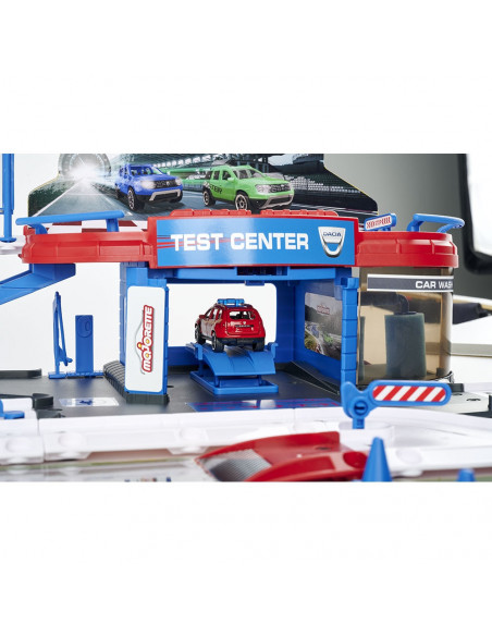 Pista de masini Majorette Creatix Dacia Duster Test Center cu 4