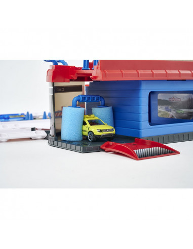 Pista de masini Majorette Creatix Dacia Duster Test Center cu 4