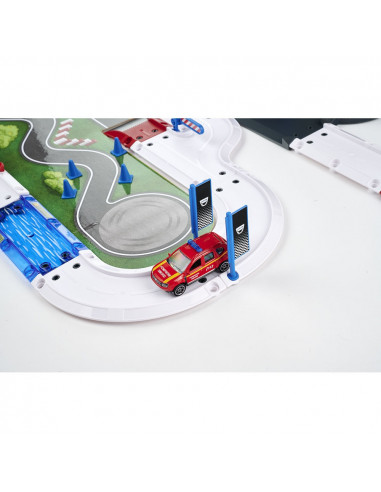 Pista de masini Majorette Creatix Dacia Duster Test Center cu 4
