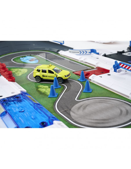 Pista de masini Majorette Creatix Dacia Duster Test Center cu 4