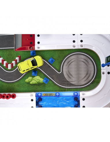 Pista de masini Majorette Creatix Dacia Duster Test Center cu 4