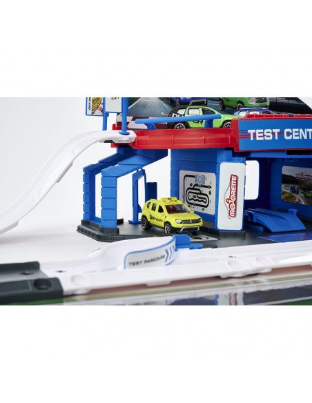 Pista de masini Majorette Creatix Dacia Duster Test Center cu 4