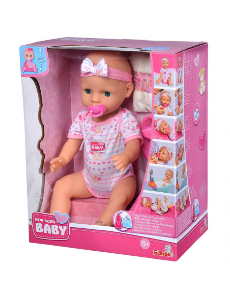 Papusa Simba New Born Baby, Baby Doll 43 cm cu