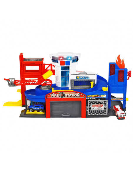Pista de masini Dickie Toys Fire and Rescue cu 2