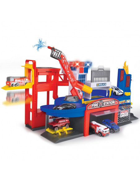 Pista de masini Dickie Toys Fire and Rescue cu 2