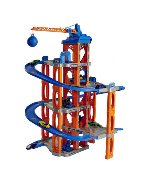 Pista de masini Majorette Motor Lift Center cu 5