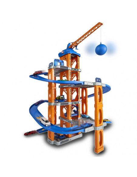 Pista de masini Majorette Motor Lift Center cu 5