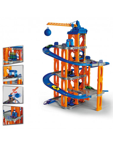 Pista de masini Majorette Motor Lift Center cu 5