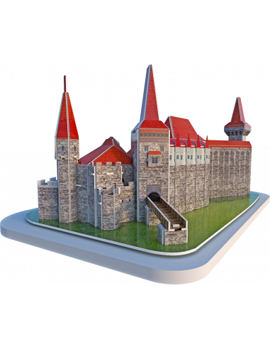 Castelul Huniazilor, Puzzle Noriel 3D, 67 Piese,Uniq3522