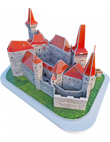 Castelul Huniazilor, Puzzle Noriel 3D, 67 Piese,Uniq3522