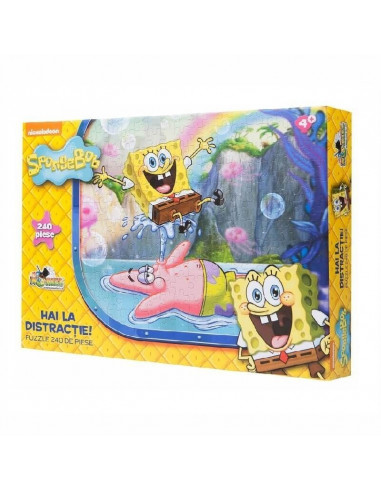 Spongebob, Puzzle Noriel Hai La Distractie!, 240 Piese,NOR9860