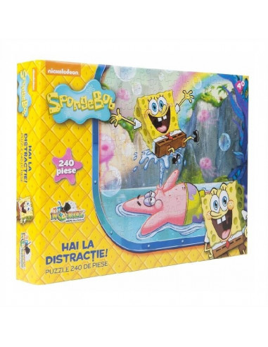 Spongebob, Puzzle Noriel Hai La Distractie!, 240 Piese,NOR9860