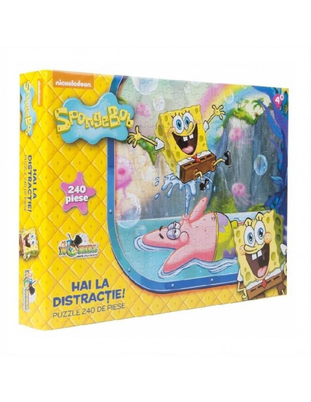 Spongebob, Puzzle Noriel Hai La Distractie!, 240 Piese,NOR9860