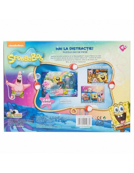 Spongebob, Puzzle Noriel Hai La Distractie!, 240 Piese,NOR9860