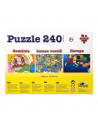 Harta Europei, Puzzle Noriel Lumea Vesela, 240 Piese,Uniq4551