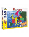 Harta Europei, Puzzle Noriel Lumea Vesela, 240 Piese,Uniq4551