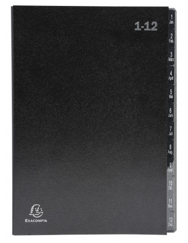 MAPA SEMNATURI 1-12 NEAGRA EXACOMPTA,EX57012E