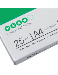 FOLIE A4 75 MICRONI 25/TOP MATA AUTOADEZIVA GBC,GBC3747530 2