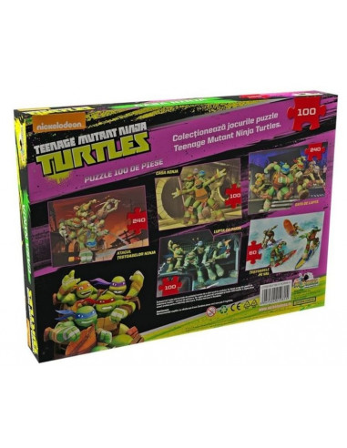 Casa Ninja Teenage Mutant Ninja Turtles, Puzzle Noriel, 100