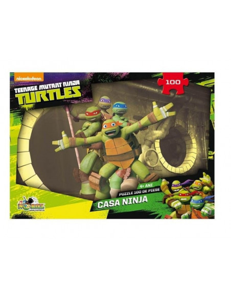 Casa Ninja Teenage Mutant Ninja Turtles, Puzzle Noriel, 100