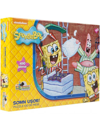 Somn Usor Spongebob, Puzzle Noriel, 100 Piese,Uniq9792