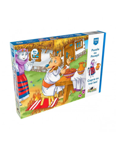 Capra Cu Trei Iezi, Puzzle Noriel, 100 Piese,Uniq2747