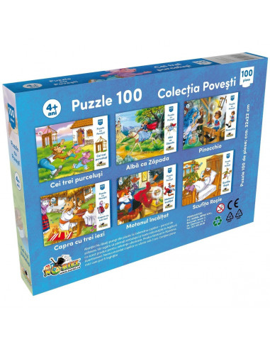 Cei Trei Purcelusi, Puzzle Noriel, 100 Piese,Uniq2754