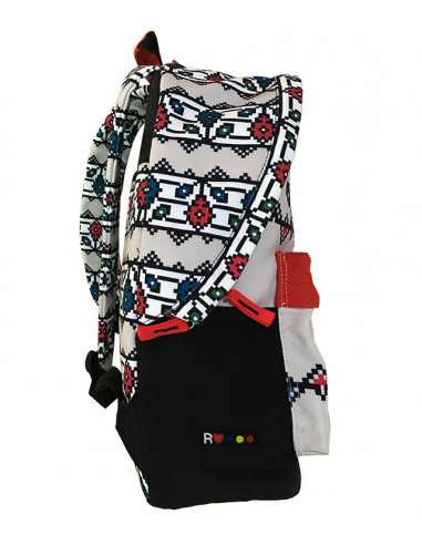 RUCSAC ETHNO CANVAS GRI-ROSU PIGNA,ETRS1922-1