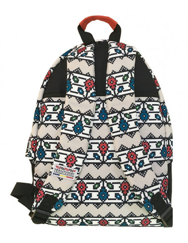 RUCSAC ETHNO CANVAS GRI-ROSU PIGNA,ETRS1922-1