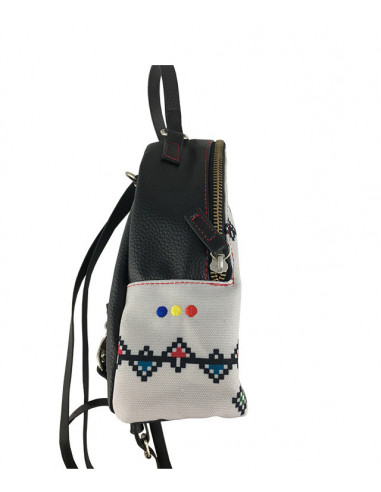 RUCSAC ETHNO MINI CANVAS GRI-NEGRU PIGNA,ETRS1983-1