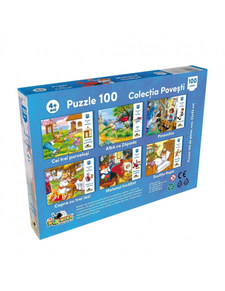 Motanul Incaltat, Puzzle Noriel, 100 Piese,Uniq2761