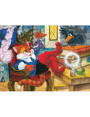 Motanul Incaltat, Puzzle Noriel, 100 Piese,Uniq2761