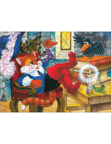 Motanul Incaltat, Puzzle Noriel, 100 Piese,Uniq2761