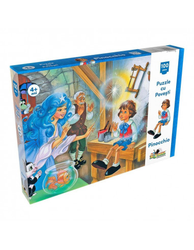 Pinocchio, Puzzle Noriel, 100 Piese,Uniq2778