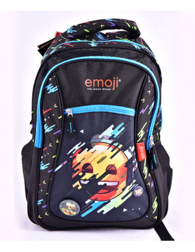 GHIOZDAN GIMNAZIU TEENS EMOJI NEGRU MULTICOLOR PIGNA,EJRS1965-2