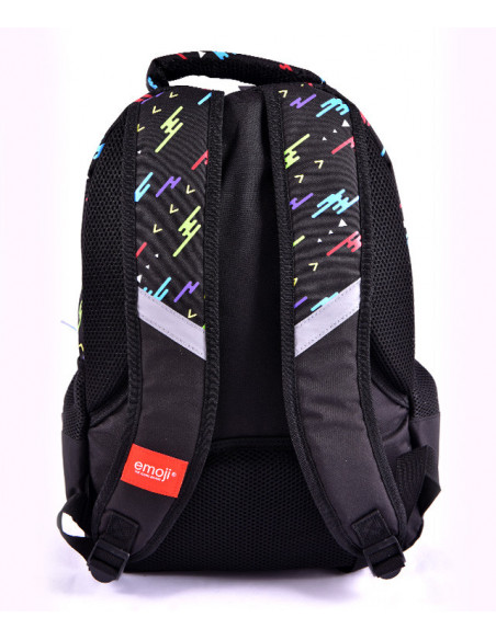 GHIOZDAN GIMNAZIU TEENS EMOJI NEGRU MULTICOLOR PIGNA,EJRS1965-2