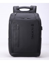 RUCSAC LAPTOP CASTI 44*31*18CM PIELE BLACK PIGNA,BLRS20AO01