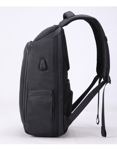 RUCSAC LAPTOP CASTI 44*31*18CM PIELE BLACK PIGNA,BLRS20AO01