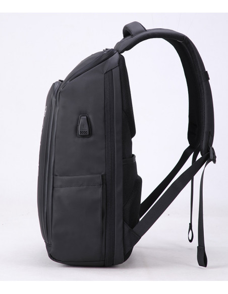 RUCSAC LAPTOP CASTI 44*31*18CM PIELE BLACK PIGNA,BLRS20AO01