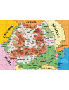 Harta Romaniei, Puzzle Noriel, 100 Piese,Uniq2792