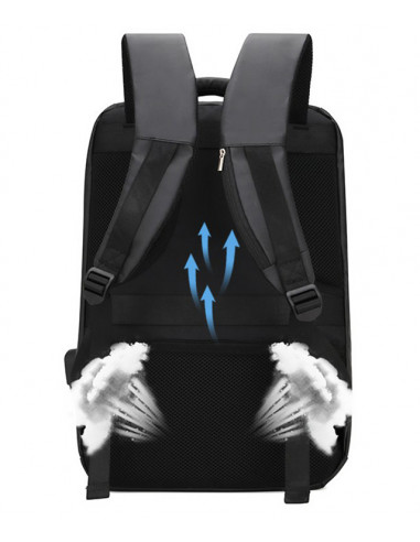 RUCSAC LAPTOP CASTI 48*32*12CM BLACK PIGNA,BLRS20CH05