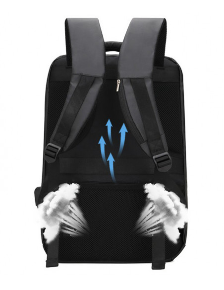 RUCSAC LAPTOP CASTI 48*32*12CM BLACK PIGNA,BLRS20CH05