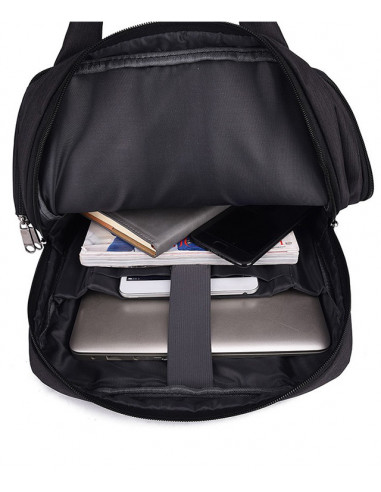 RUCSAC LAPTOP CASTI 40*30*12CM L BLACK PIGNA,BLRS20CH02