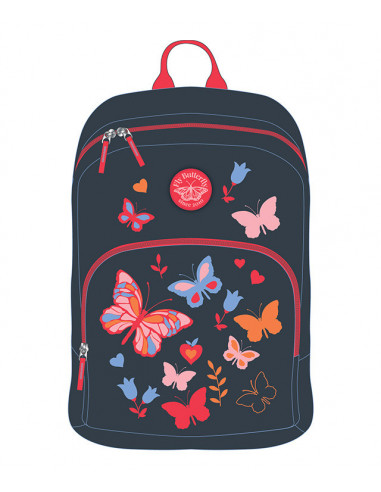 GHIOZDAN TEENS FLY BUTTERFLY GRI-ROSU PIGNA,MCRS2040-1
