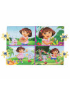 Dora Exploratoarea Puzzle 4 In 1 - Dora In Gradina, 50