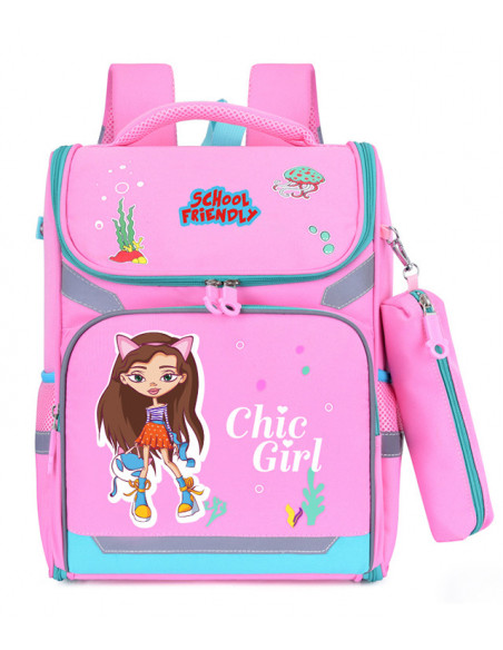 GHIOZDAN CL 0 CU PENAR ETUI ROZ CHIC GIRL PIGNA,OMCL0QRZ