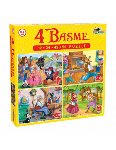 4 Basme, Puzzle Noriel, 134 Piese,Uniq2471